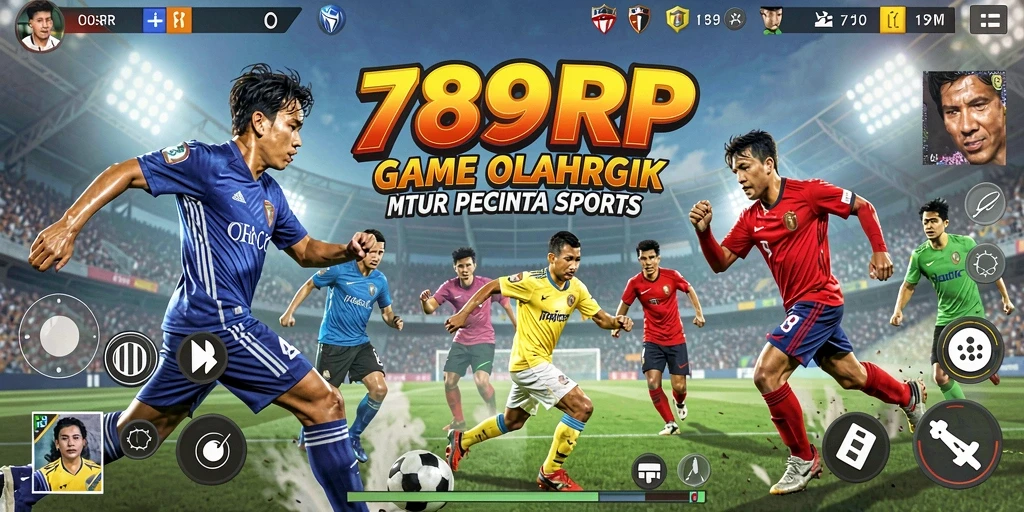 Gameplay <strong>789RP</strong> yang menampilkan aksi seru di lapangan olahraga.