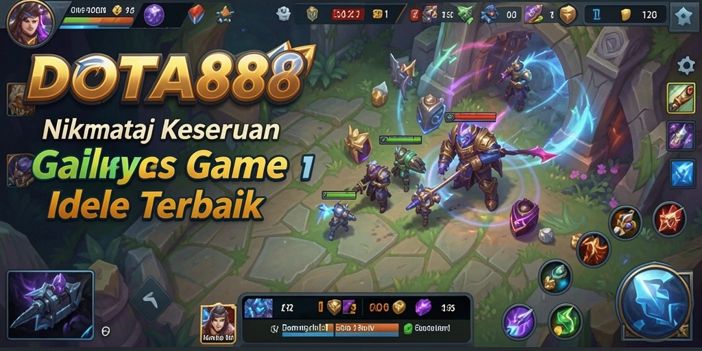 Tampilan gameplay DOTA88 yang seru dan menarik untuk game Idle.