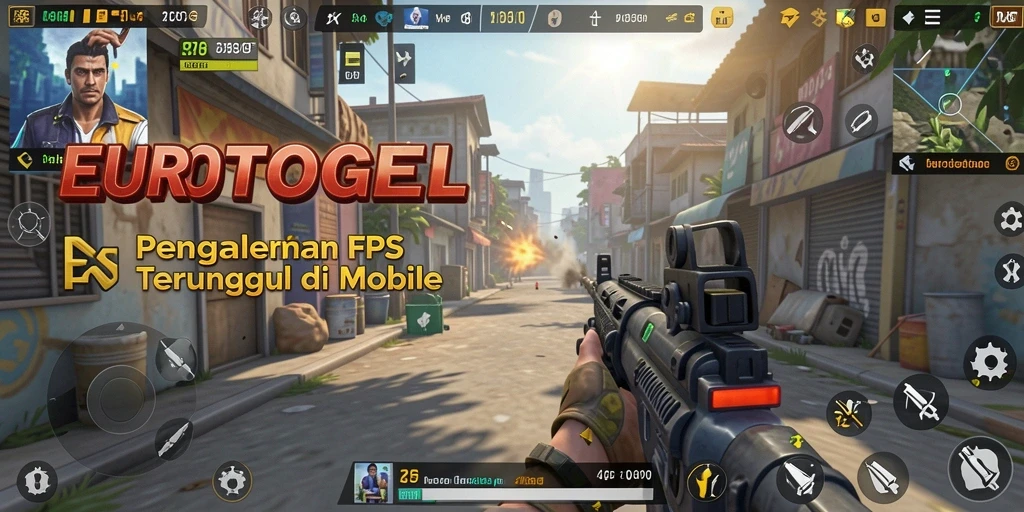 Gameplay mendebarkan dari EUROTOGEL dengan aksi tembak-menembak intens.