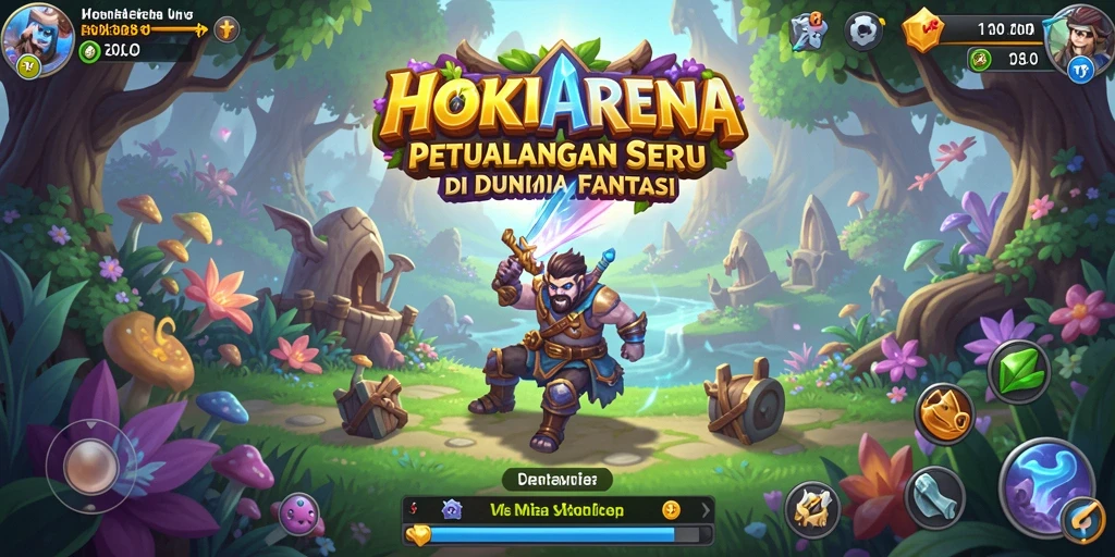 Gameplay HOKIARENA yang menakjubkan dan menantang.