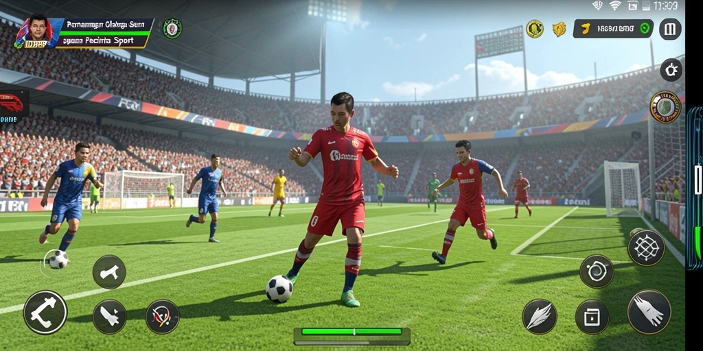Gameplay IDRRP yang menarik dan dinamis di dunia olahraga.