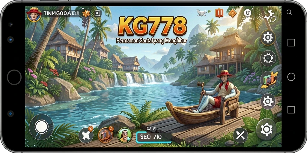 Gameplay KG778 yang seru dan menantang di layar permainan.