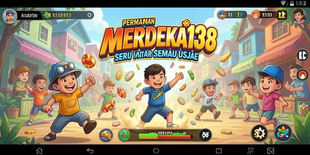 Tampilan gameplay seru dari MERDEKA138 yang menantang pemain.