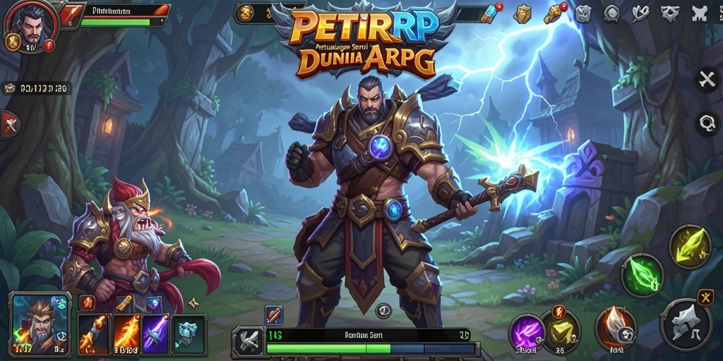 Tangkapan layar gameplay seru dari PETIRRP dengan aksi petualangan.