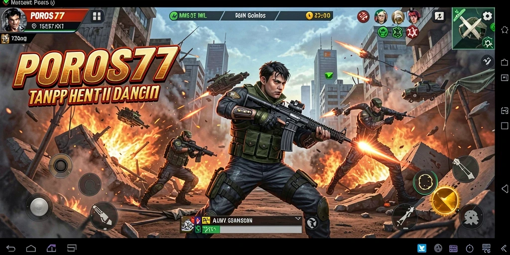 Tampilan gameplay POROS77 yang seru dan menegangkan.