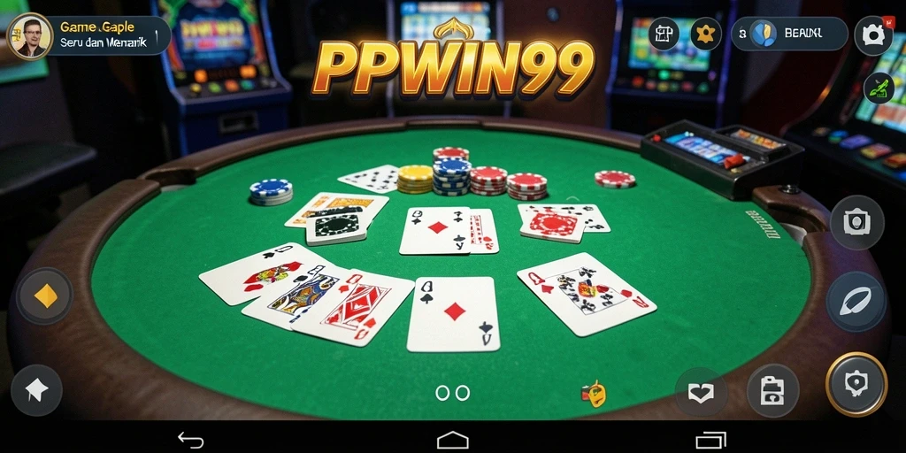 Tampilan gameplay Gaple yang seru dan interaktif di PPWIN99.