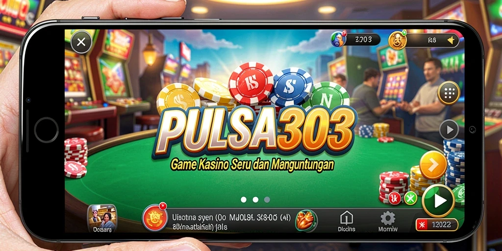 Tampilan gameplay Kasino yang mendebarkan di PULSA303.