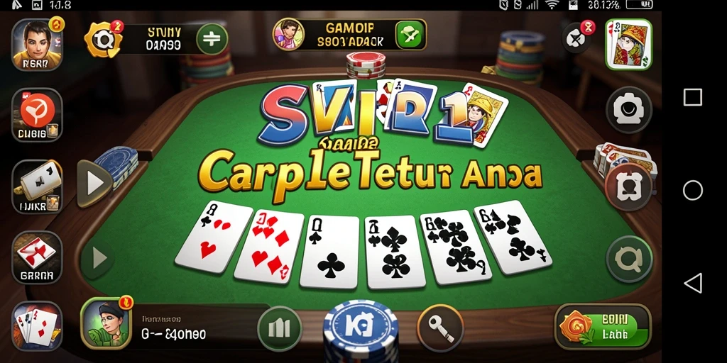 Tampilan menarik permainan Gaple di SVIP1 yang seru.
