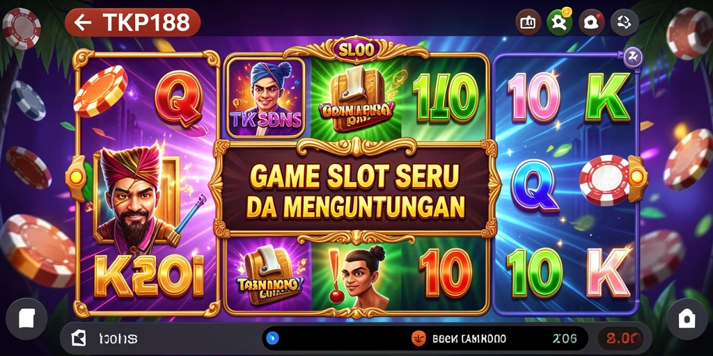 Screenshot gameplay TKP188 dengan visual menarik permainan Slot.