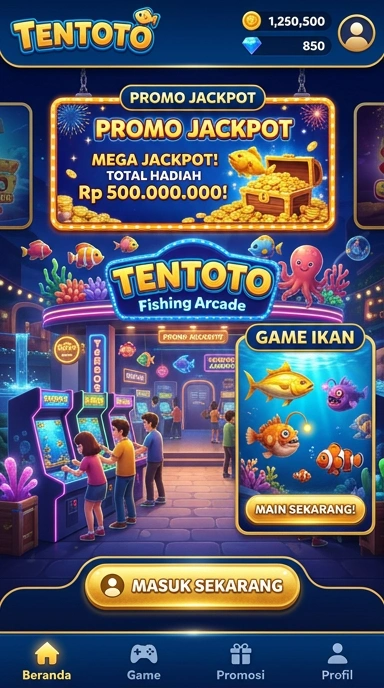 Tampilan antarmuka aplikasi tentoto yang intuitif dan ramah pengguna.